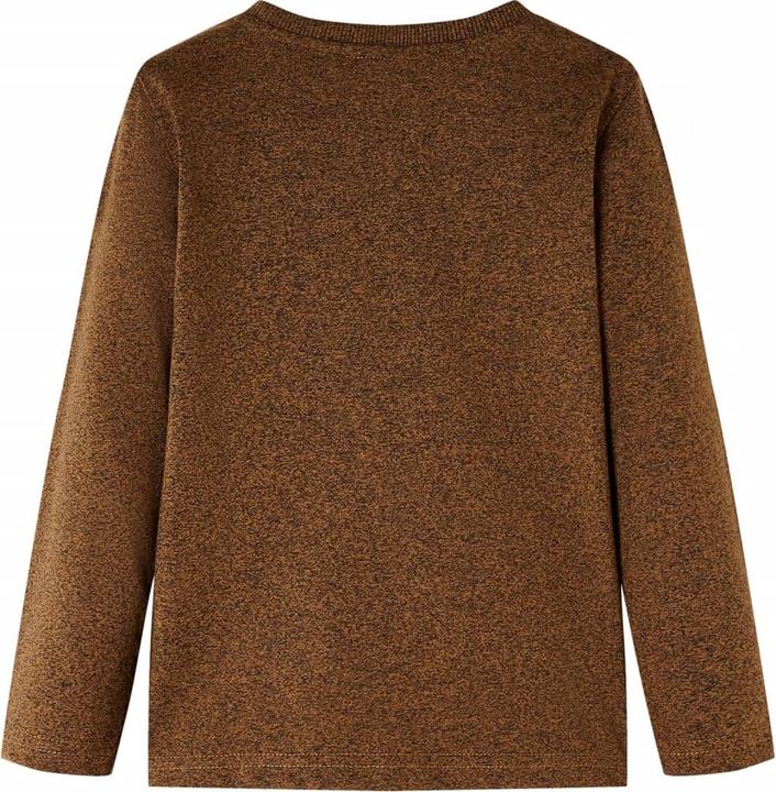 Immagine prodotto VidaXL Camicia da bambino a maniche lunghe Cognac Melange 92,Materiale: 50 (92)