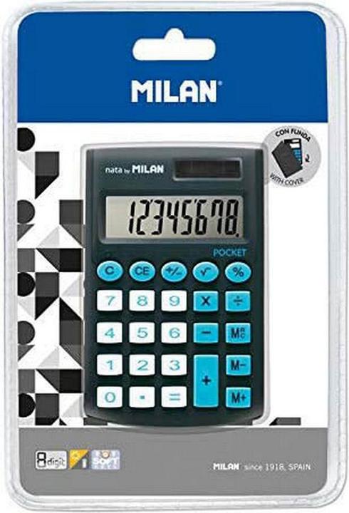 Taschenrechner Pocket Touch 150908KBL juoda-mėlynas (Solarzellen, Batterien)