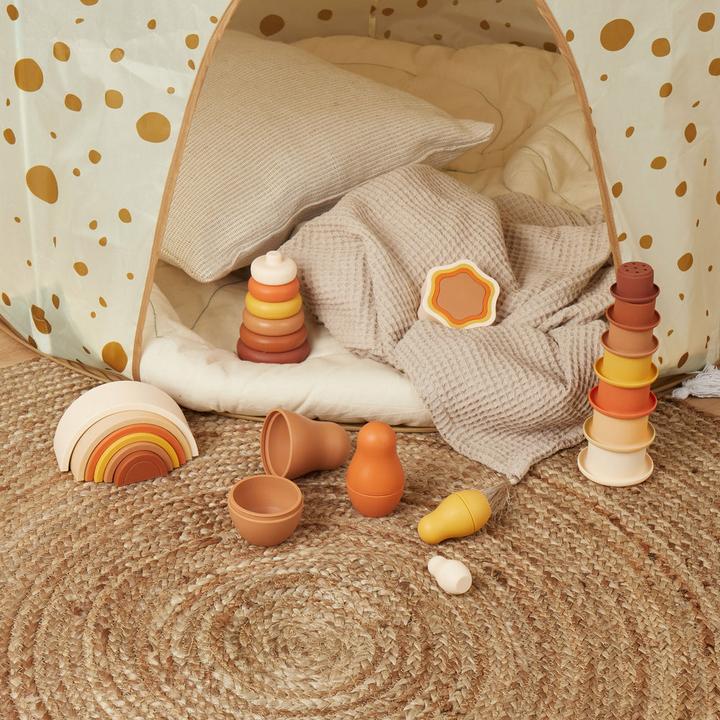 Image du produit Bieco Jouets à empiler Matriochkas en silicone Chocolate Bliss