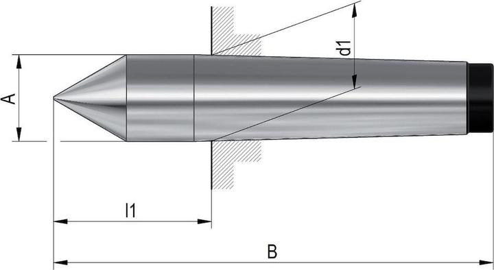 Actual product image Röhm Fixed centring tips