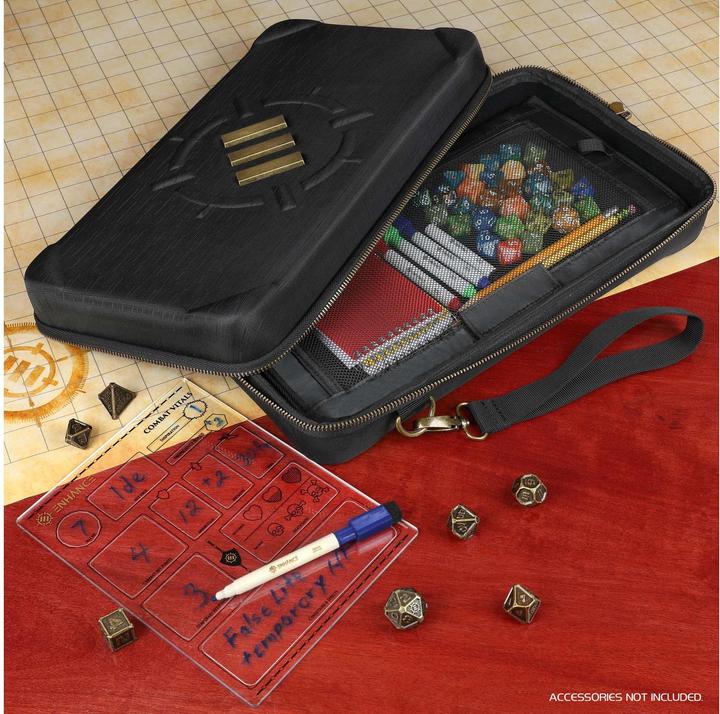Produktbild Enhance Tabletop RPGs Community Dice Organizer Case & XL Rolling Tray Black