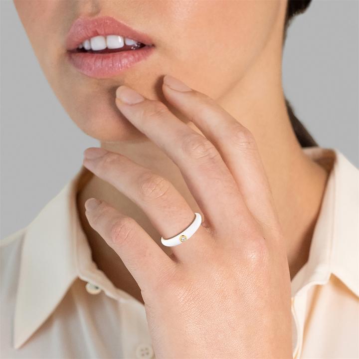Immagine prodotto Glanzstücke München Donna Argento Sterling Cubic Zirconia Oro Giallo - 33804 (56, 925 Argento)
