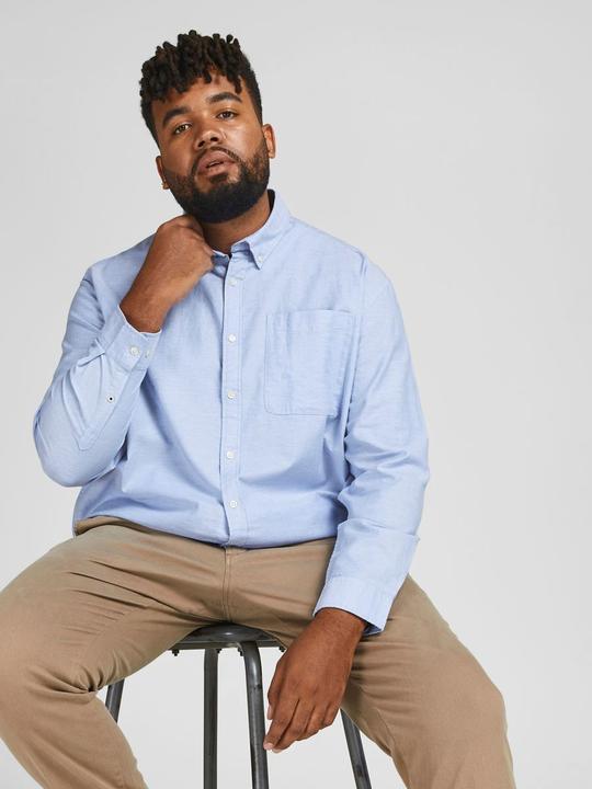 Actual product image Jack & Jones Oxford Plus Size Shirt (7XL)