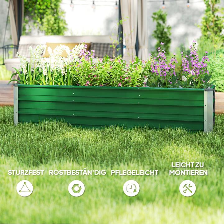 Produktbild Outsunny Gartenbeet inclusive Gartenhandschuhen und Beetschildern