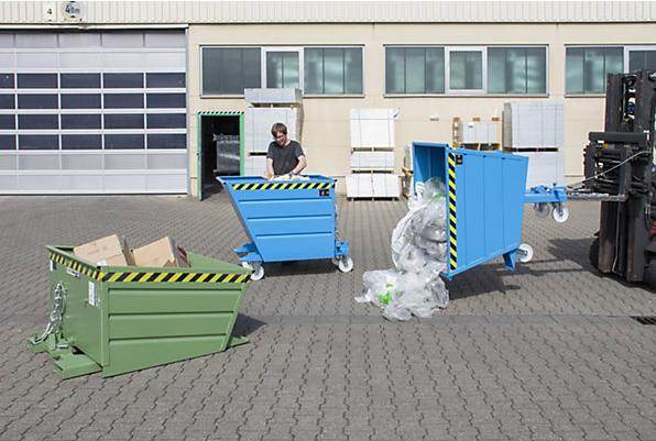 Immagine prodotto eurokraft pro Contenitore ribaltabile, con bordo di versamento basso (500 l)