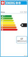 Energy Label Miele CVA 7845 125 Gala Ed
