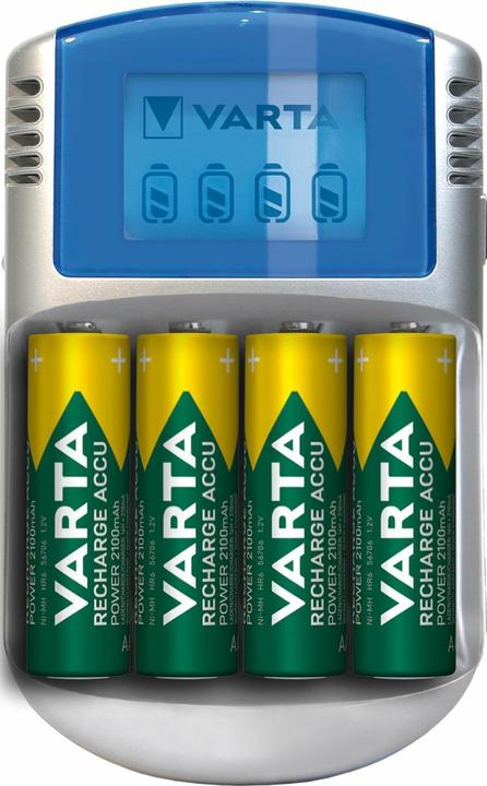 Varta LCD Charger (1 pcs, AAA, AA, 2600 mAh, Chargeurs sans batterie)