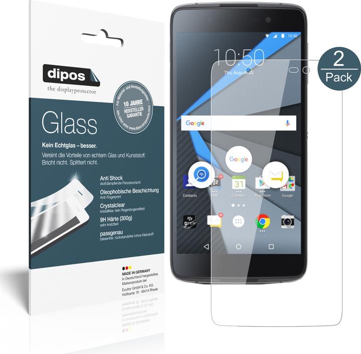 Actual product image Dipos Screen Protector Anti-Shock (1 Piece, Blackberry DTEK 50)