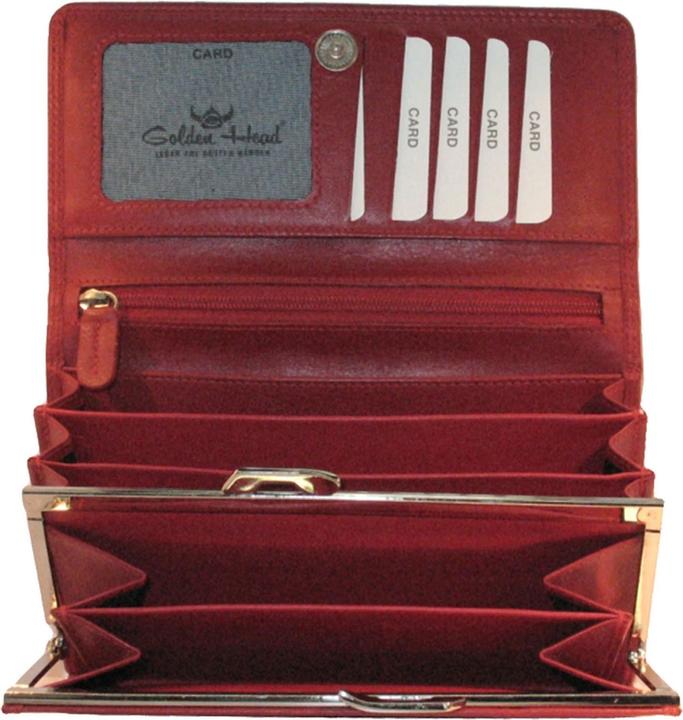 Image du produit Golden Head Porte-monnaie Polo RFID en cuir 17 cm