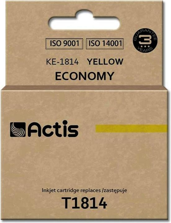 Image du produit Factis KE-1814 ink cartridge for Epson printers comaptible T1814 yellow - Compatible - (Y)