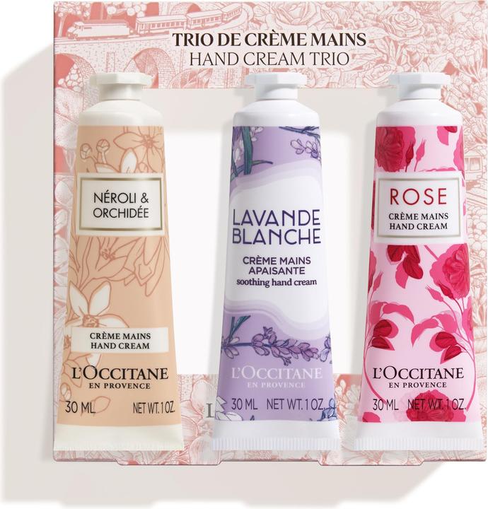 Image du produit L'Occitane Coffrets Christmas 2024 Coffret Trio Crèmes Mains Floral (Set soin du corps)