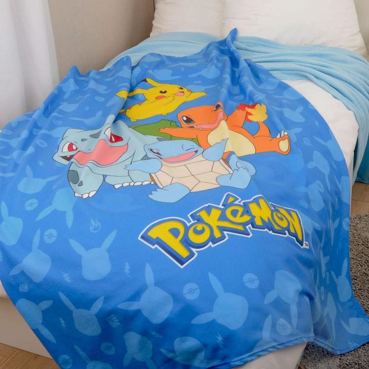 Image du produit Herding Pokemon couverture polaire Starter Pokemon 130 x 160 cm (130 x 160 cm)