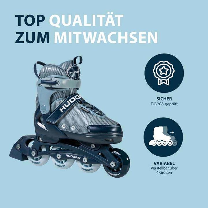 Actual product image Hudora HDO skates Leon 2.0, size 29-32 ocean 28247 (29, 30, 31, 32)