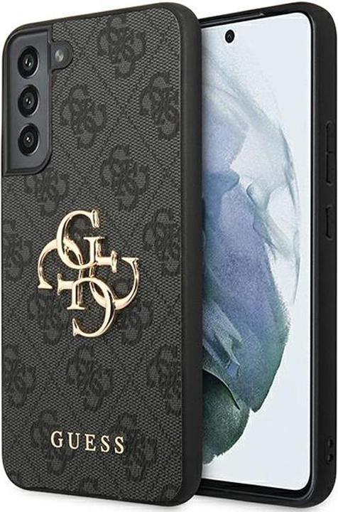 Produktbild Guess 4G Metal Logo Case für Samsung Galaxy S23+ - grey (Samsung Galaxy S23+)