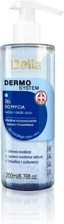 Delia Cosmetics Dermo System Face Gel Refreshment 200ml (Schaum, 200 ml)