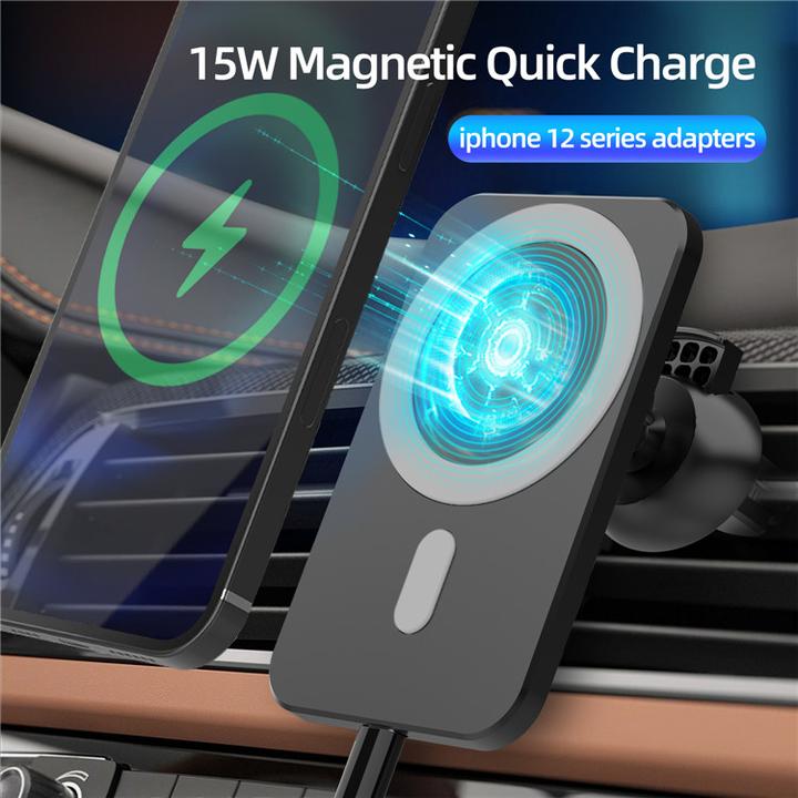 Produktbild PhoneLook 15W magnetischer Auto Wireless Charger für Apple MagSafe