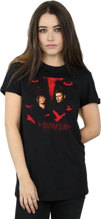 Immagine prodotto Supernatural Crow Eyes Maglietta Ampia Donna (3XL)