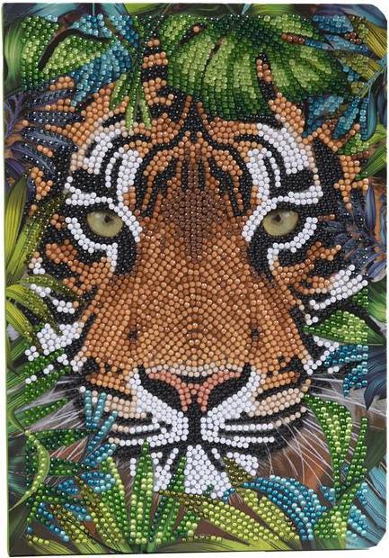 Craft Buddy Tigre nella foresta, quaderno artistico in cristallo 18x26 cm