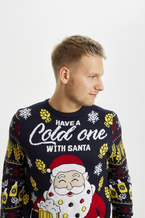 Image du produit Christmas Sweats Have a Cold One With Santa LED (M)