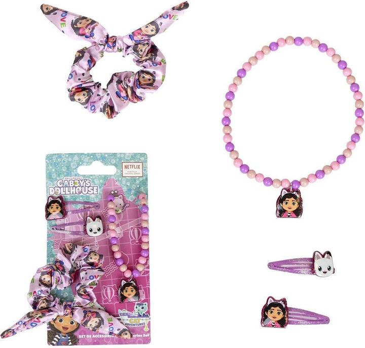 Gabby's Dollhouse Haarschmuck 4 Stücke Rosa