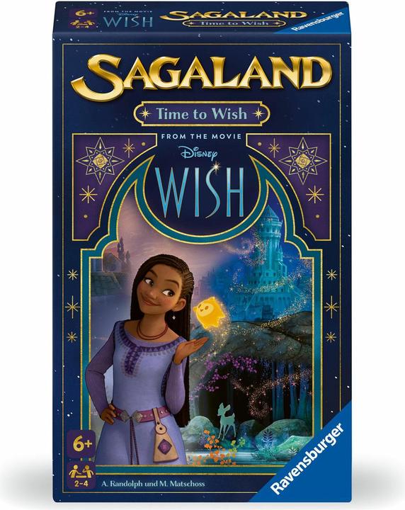 Actual product image Ravensburger 22649 - Disney Wish Sagaland: Time to Wish - Bring-along game for 2-4 players, ages 6+ (Italian, Spanish, English, French, German, Dutch)