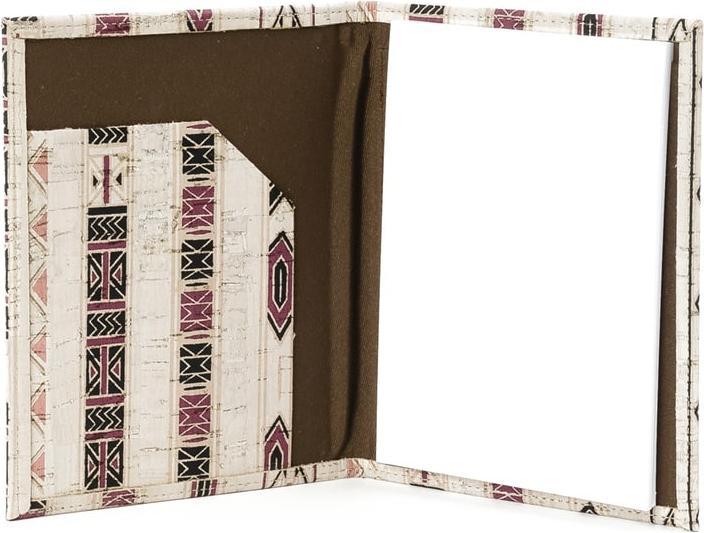 Produktbild Artelusa Kork Mappe A6 «Ethnic White» (A6)