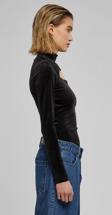 Image du produit Urban Classics Ladies Velvet Cut-Out Turtleneck Body (M)