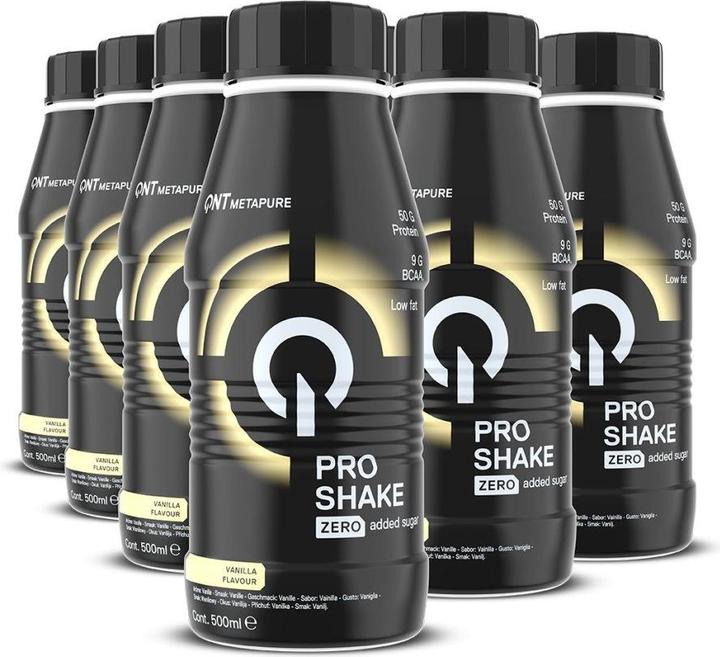 Image du produit QNT Pro Shake Low Carb Protein Drink Vanilla liq (Vanille, 12 x)