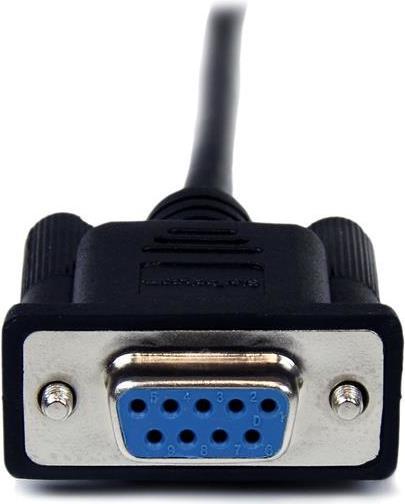 Produktbild StarTech 2m Black Db9 Null Modem Cable (2 m, Parallel (Drucker))