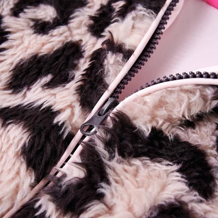 Immagine prodotto VidaXL Cappotto per bambini in pelliccia sintetica rosa chiaro 128, materiale esterno (128)