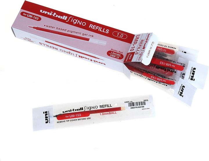 Produktbild Uni-ball Rollerpatrone Signo broad (Gelmine, Rot, 0.60 mm)
