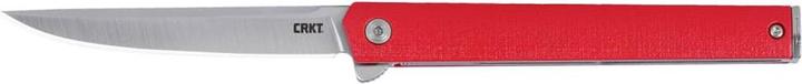 Produktbild CRKT CEO Flipper Red Silver Blade (8.50 cm)