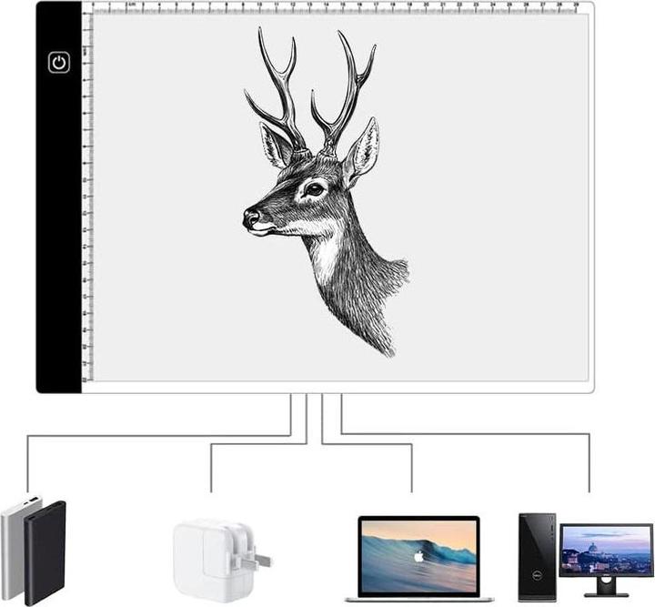 Actual product image I Am Creative LED drawing board (46 x 34 cm)