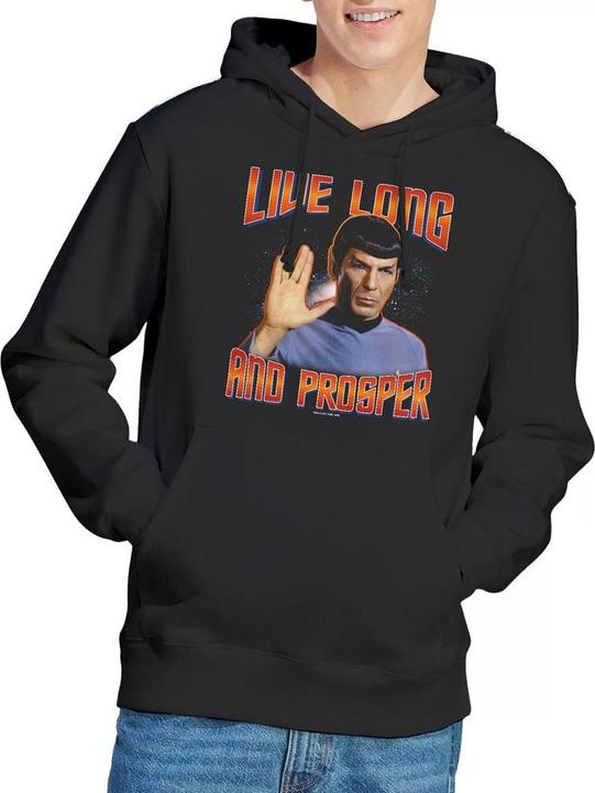 Immagine prodotto Original Live Long and Prosper Felpa con Cappuccio Uomo (M)