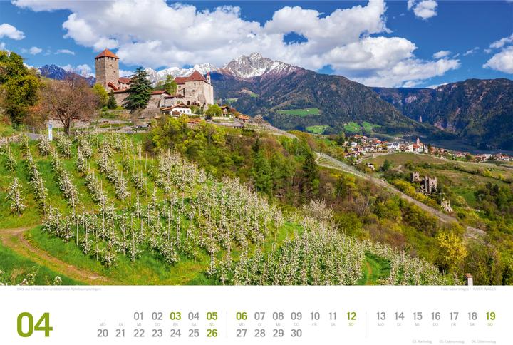 Produktbild Südtirol - von Bozen bis zu den drei Zinnen - ReiseLust Kalender 2026 (45 x 33 cm, Harter Einband, Deutsch)