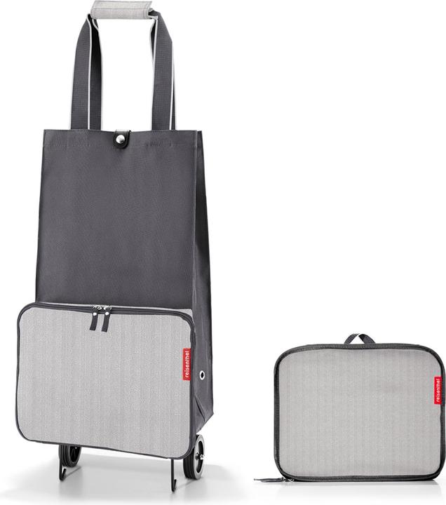 Actual product image reisenthel foldabletrolley herringbone grey