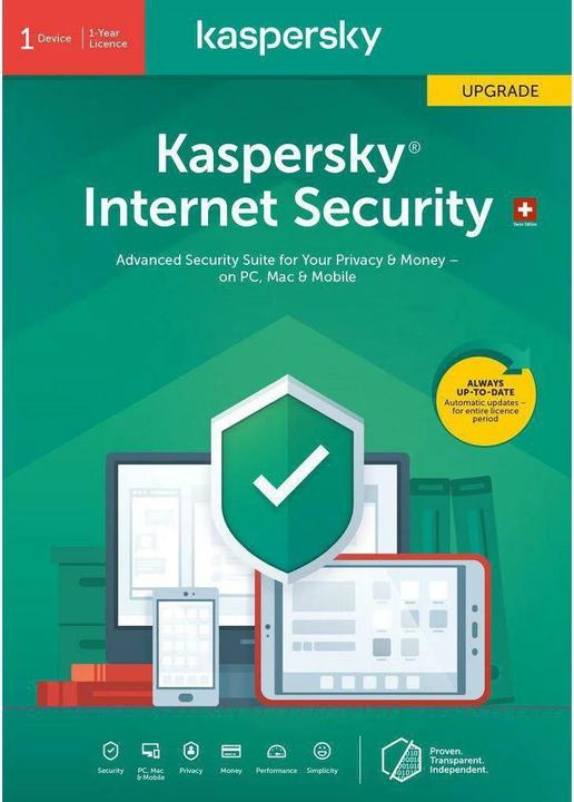 Kaspersky Internet Security Update (1 Utente, 12 mesi)