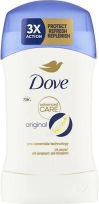 Actual product image Dove Solid Antiperspirant Advanced Care Original 50 Ml (Roll-on, 50 ml)