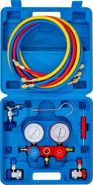 Actual product image BGS Pressure gauge fitting for air conditioning testing