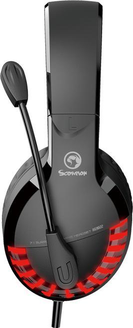 Actual product image Marvo HG9022 Headphones black (QMMWM22GGR00) (Cable)