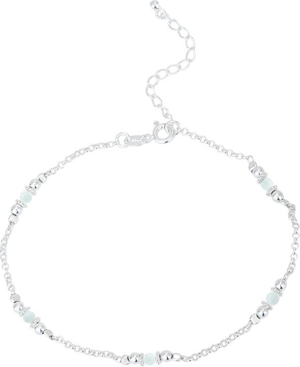 Leyda Fusskette Prenith (Stein, Silber 925, 26 cm)