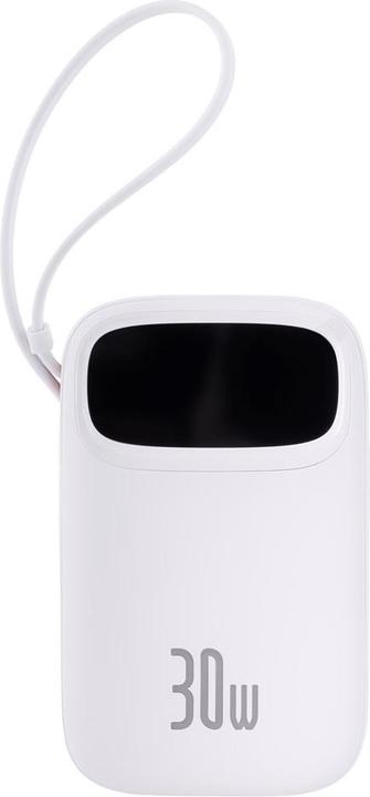 Actual product image Baseus Powerbank QPow 2 20000mAh 30W 2xUSB-C (white) (20000 mAh, 30 W, 30 Wh)