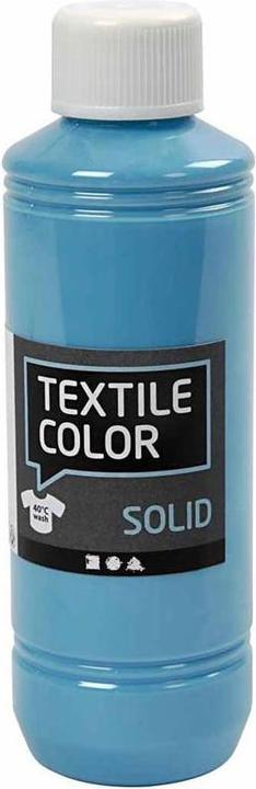 Creativ Company Textile Color Vernice tessile opaca - blu turchese, 250 ml (Blu turchese, 250 ml)