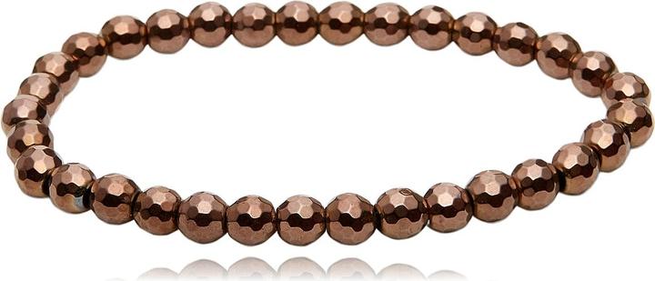 Actual product image Leyda Hematite bracelet (18 cm, Stone)