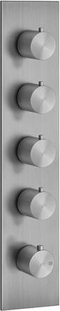Immagine prodotto Gessi Termostato ad incasso set 316, montaggio verticale, 4 vie separate, una rosetta, 54518