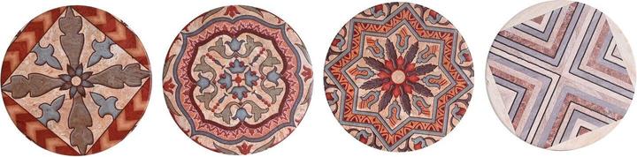 DKD Home Decor Untersetzer 10,8 x 10,8 x 0,7 cm
