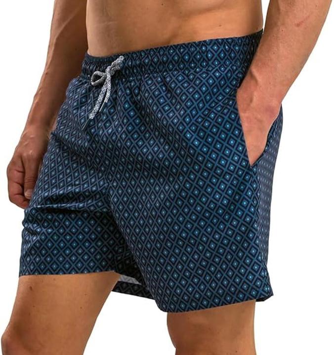 Actual product image Ript Essentials Mens Diamond Swim Shorts (S)