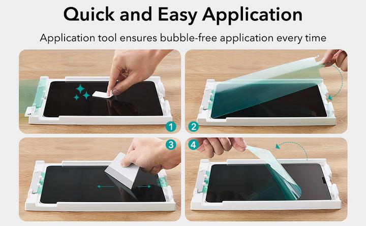 Produktbild ESR Paper-Feel (2 Stück, iPad Pro 11 2018 (1. Gen), iPad Pro 11 2020 (2. Gen), iPad Pro 11 2021 (3. Gen), IPad Pro 11" (2022), iPad Air 10.9 (2022), iPad Air 2020 (4. Gen))