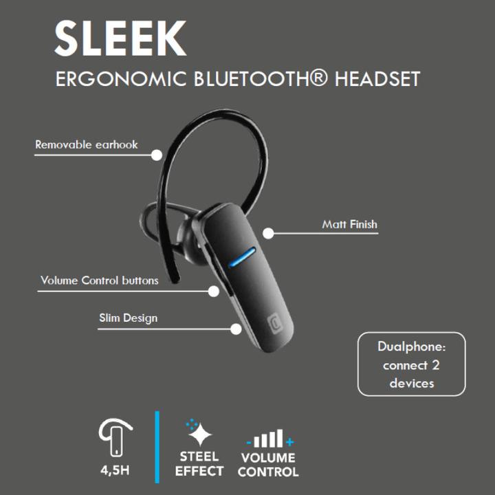 Actual product image Cellularline Sleek (No noise cancelling, 6 h, Wireless)