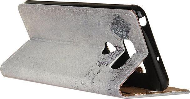 Produktbild MU Style Leder Bookcover mit Muster (LG V30)